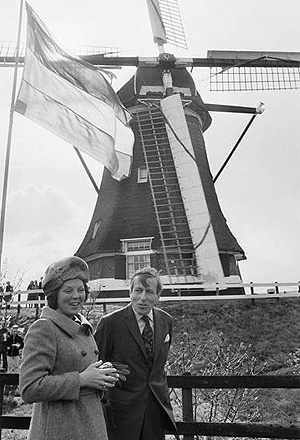 Beatrix en Claus molen Rotterdam Miniatuur
